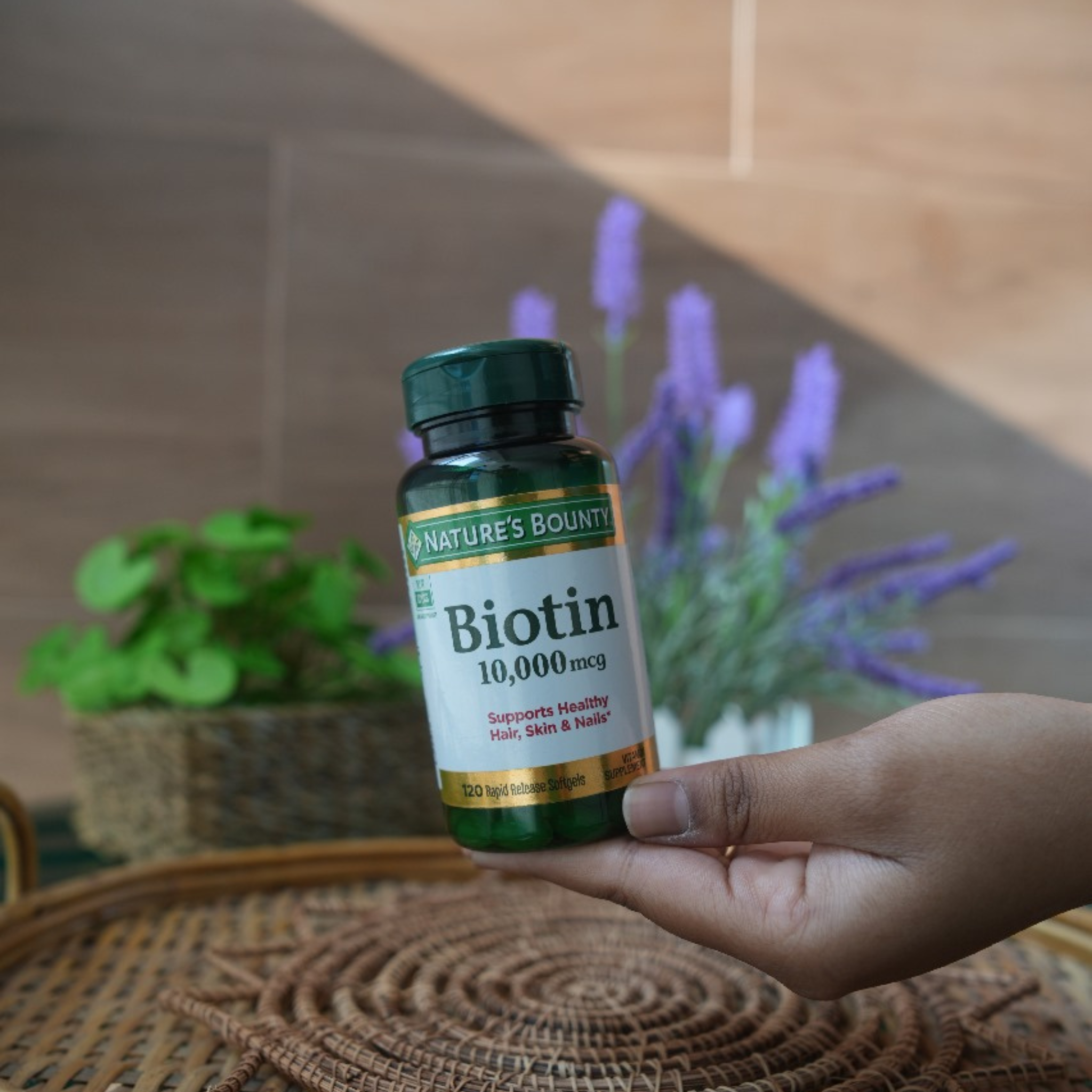 Nature Bounty Biotin -10000 mcg (120 softgel)